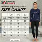 SPORTS APPARELS Women’s Long Sleeve Compression Shirt – Breathable & Stretchy Performance Top for Gym, Yoga, and Running Size From S to 3XL - Image 5