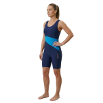 Girls One Piece Swimsuit Sleeve Less Swimsuit Short Legg Pull Up Design Swimming Costume For Kids For Age Of 4 to12 Years - Image 2